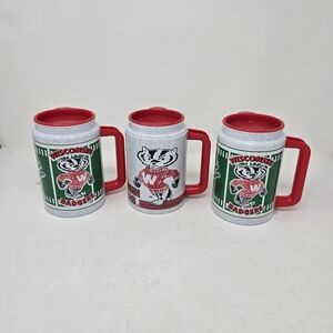 University Of Wisconsin Badgers Rose Bowl Champs 1994 Whirley Travel Mug Cup 3